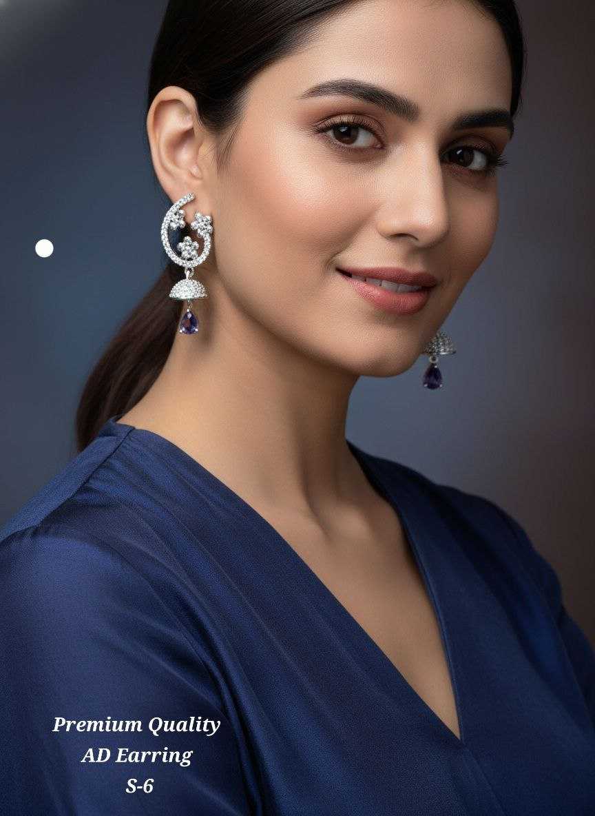 Ynf Fancy KESH193 1 Womens Jewellery Wholesale Fancy Earrings Jhumka Earrings Earrings With Stones Manufacturer - Jewellery Export