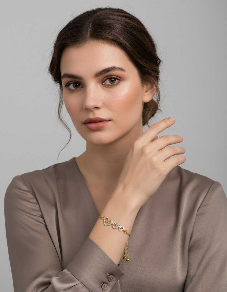 Ynf Gold Plated KESH191 122 Womens Jewellery Festive Collections Wholesale Golden Bracelet Fashion Bracelets Party Wear Jewelry Manufacturer - Jewellery Export