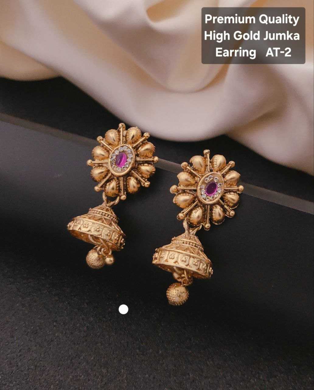 Ynf Gold Plated KESH193 115 Womens Jewellery Festive Collections Wholesale Jhumka Earrings Party Wear Jewelry Artificial Jhumkas Manufacturer - Jewellery Export