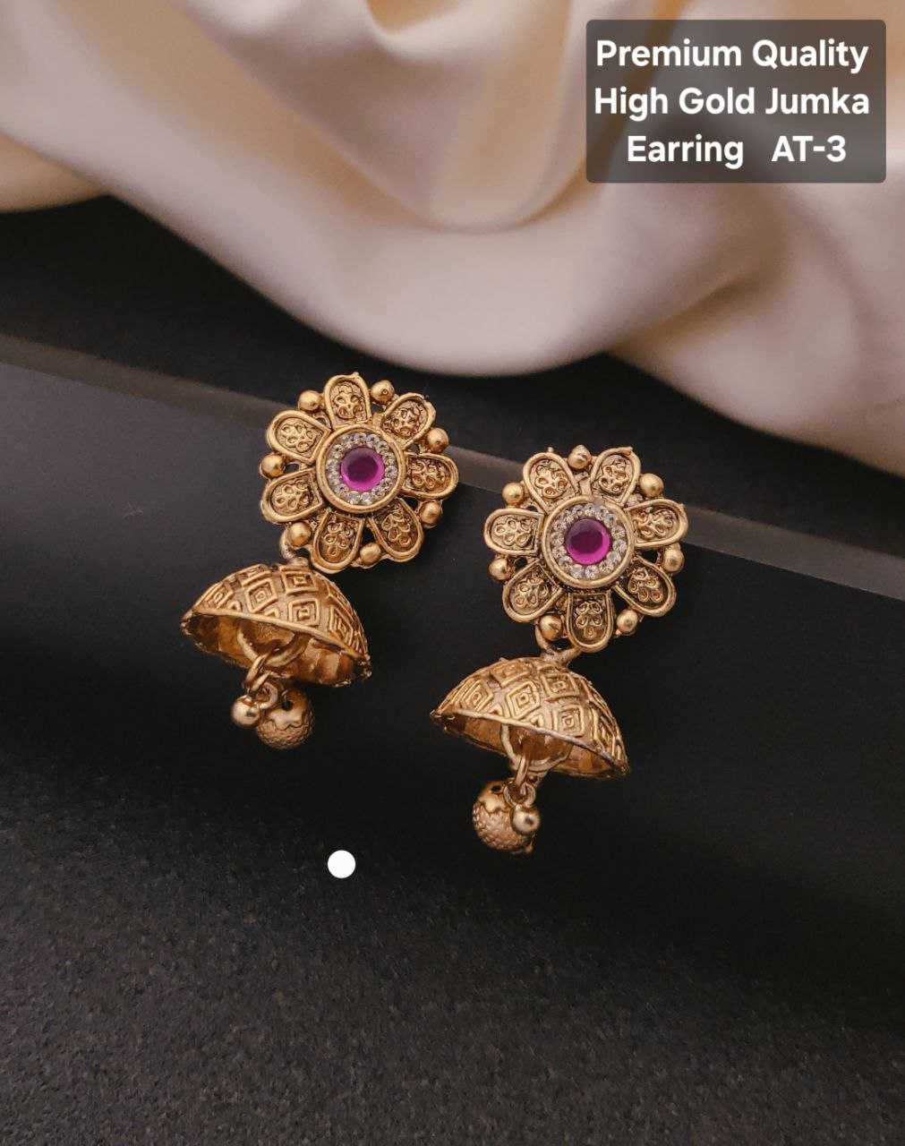 Ynf Gold Plated KESH193 115 Womens Jewellery Festive Collections Wholesale Jhumka Earrings Party Wear Jewelry Artificial Jhumkas Manufacturer - Jewellery Export