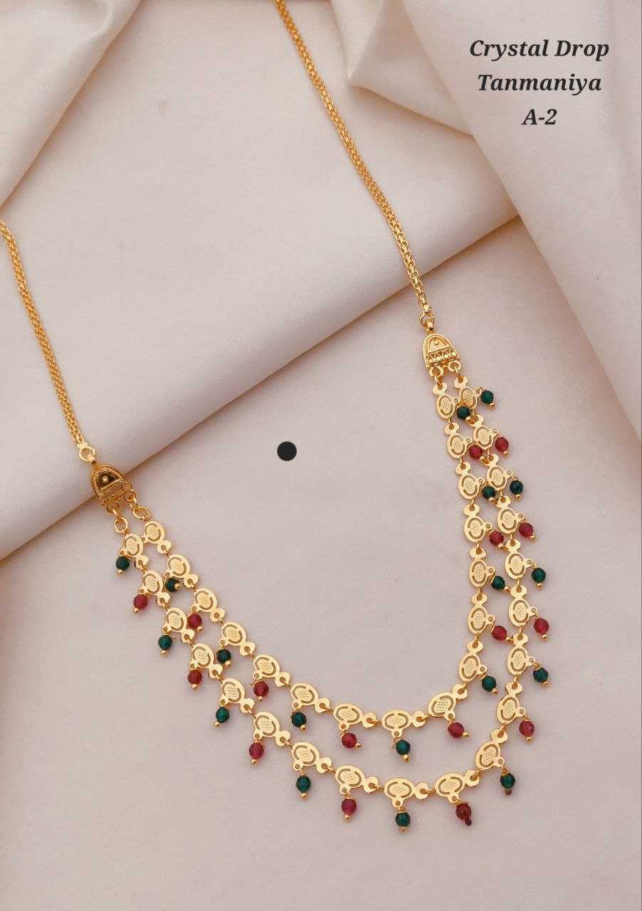Ynf Gold Plated KESH193 124 Womens Jewellery Festive Collections Wholesale Designer Crystal Necklaces Gold Plated Jewelry Party Wear Jewelry Manufacturer - Jewellery Export
