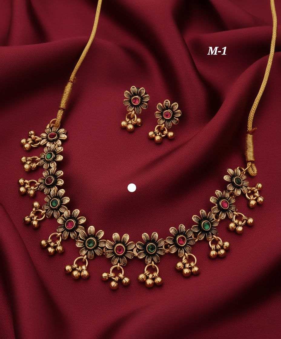 Ynf Gold Plated KESH193 136 Womens Jewellery Festive Collections Wholesale Necklaces Set Golden Necklace Set Gold Plated Jewelry Manufacturer - Jewellery Export