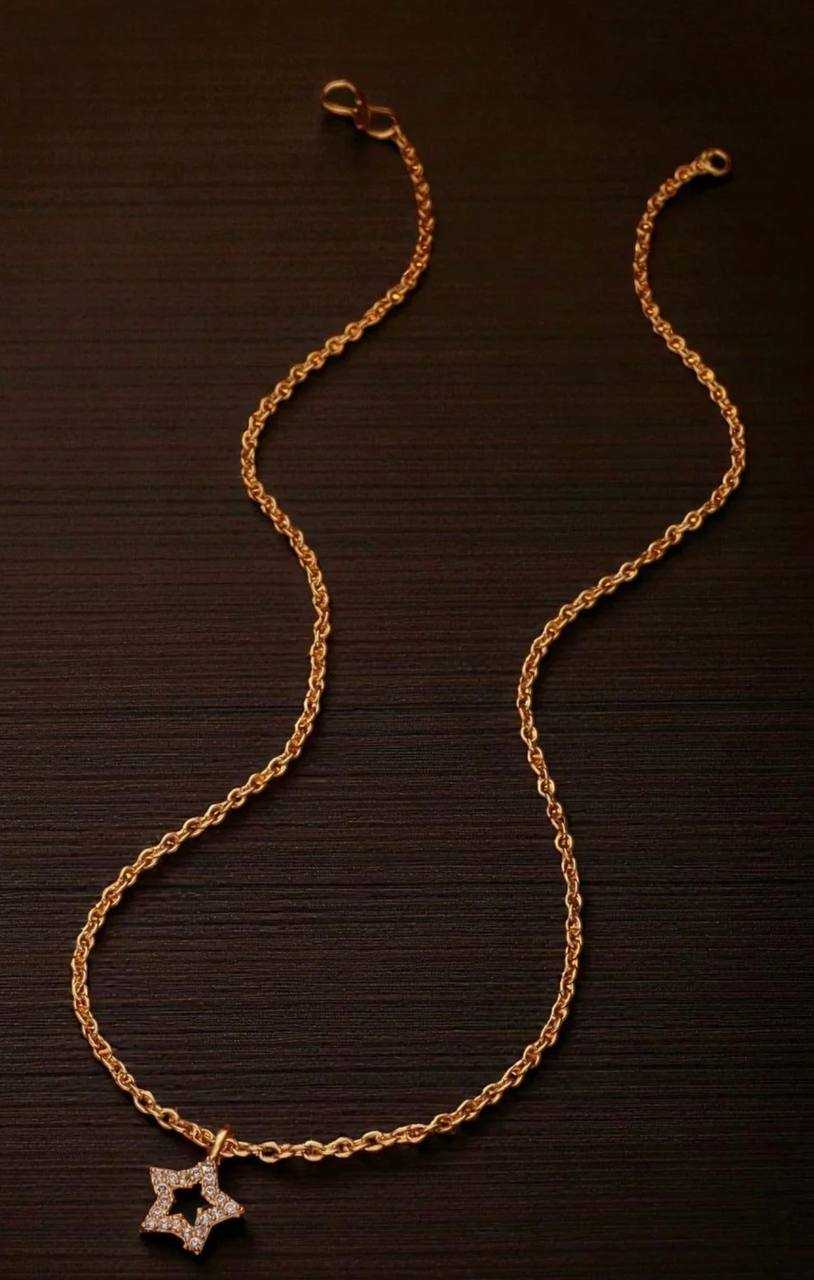 Ynf Gold Plated KESH483 02 Womens Jewellery Festive Collections Wholesale Women Chain Chain Pendant Set Gold Chains Manufacturer - Jewellery Export