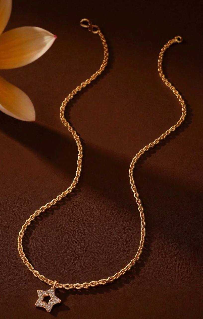 Ynf Gold Plated KESH483 02 Womens Jewellery Festive Collections Wholesale Women Chain Chain Pendant Set Gold Chains Manufacturer - Jewellery Export