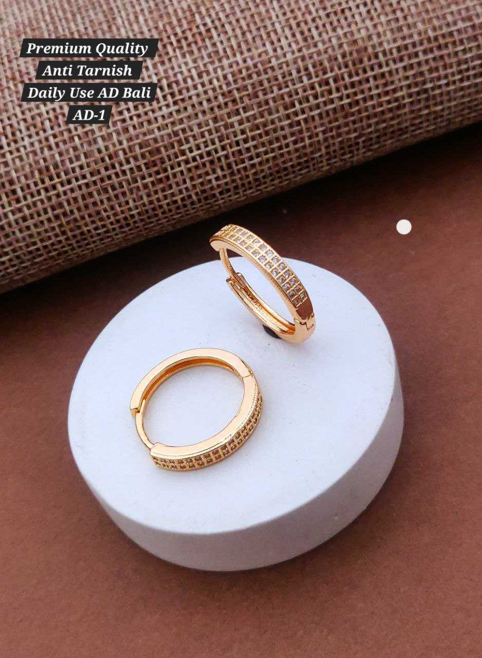 Ynf Rose Gold KESH193 113 Womens Jewellery Festive Collections Wholesale Fancy Earrings AD Diamond Earring Gold Plated Jewelry Manufacturer - Jewellery Export