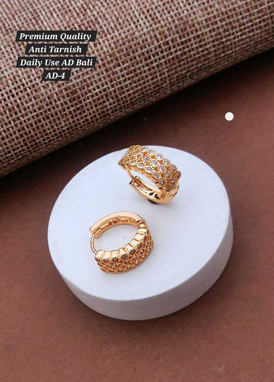 Ynf Rose Gold KESH193 113 Womens Jewellery Festive Collections Wholesale Fancy Earrings AD Diamond Earring Gold Plated Jewelry Manufacturer - Jewellery Export