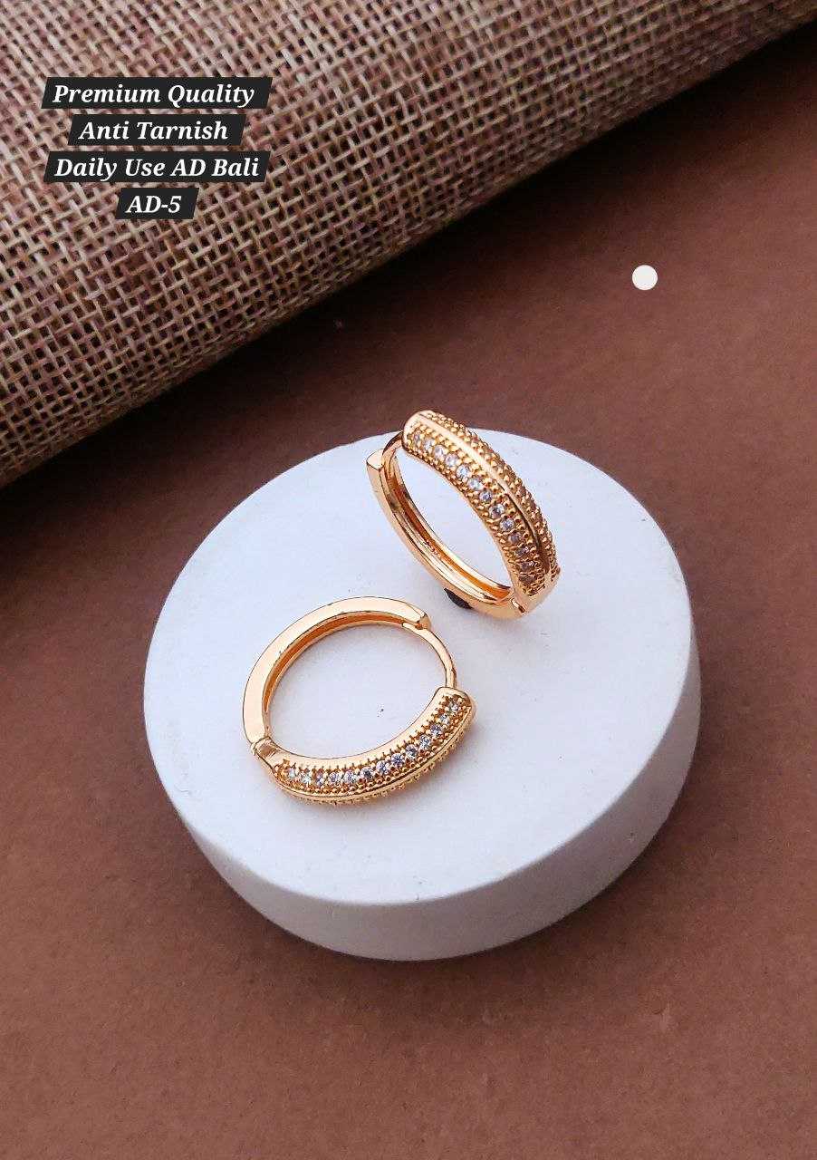 Ynf Rose Gold KESH193 113 Womens Jewellery Festive Collections Wholesale Fancy Earrings AD Diamond Earring Gold Plated Jewelry Manufacturer - Jewellery Export