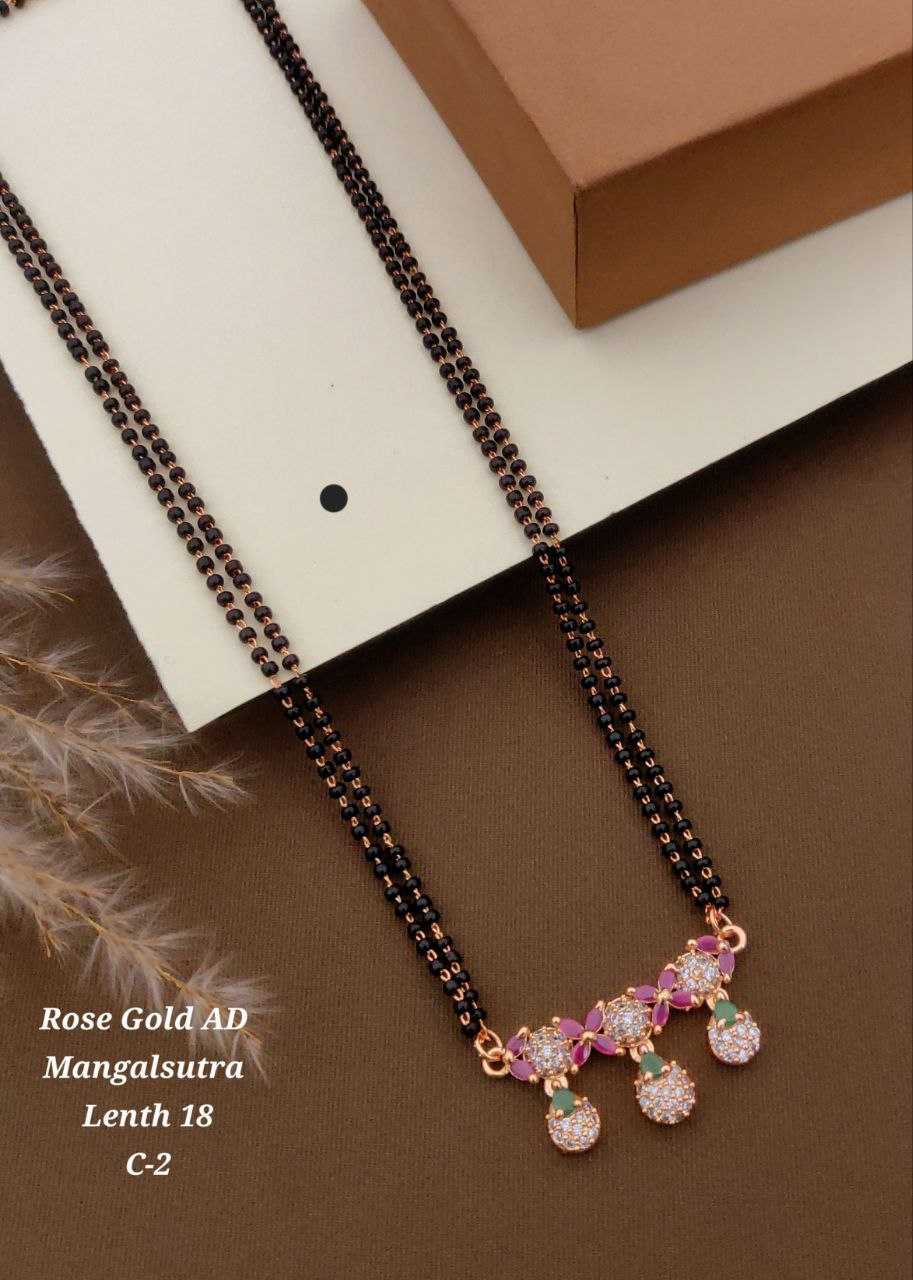 Ynf Rose Gold KESH193 120 Womens Jewellery Festive Collections Wholesale Mangalsutras Gold Plated Jewelry Party Wear Jewelry Manufacturer - Jewellery Export