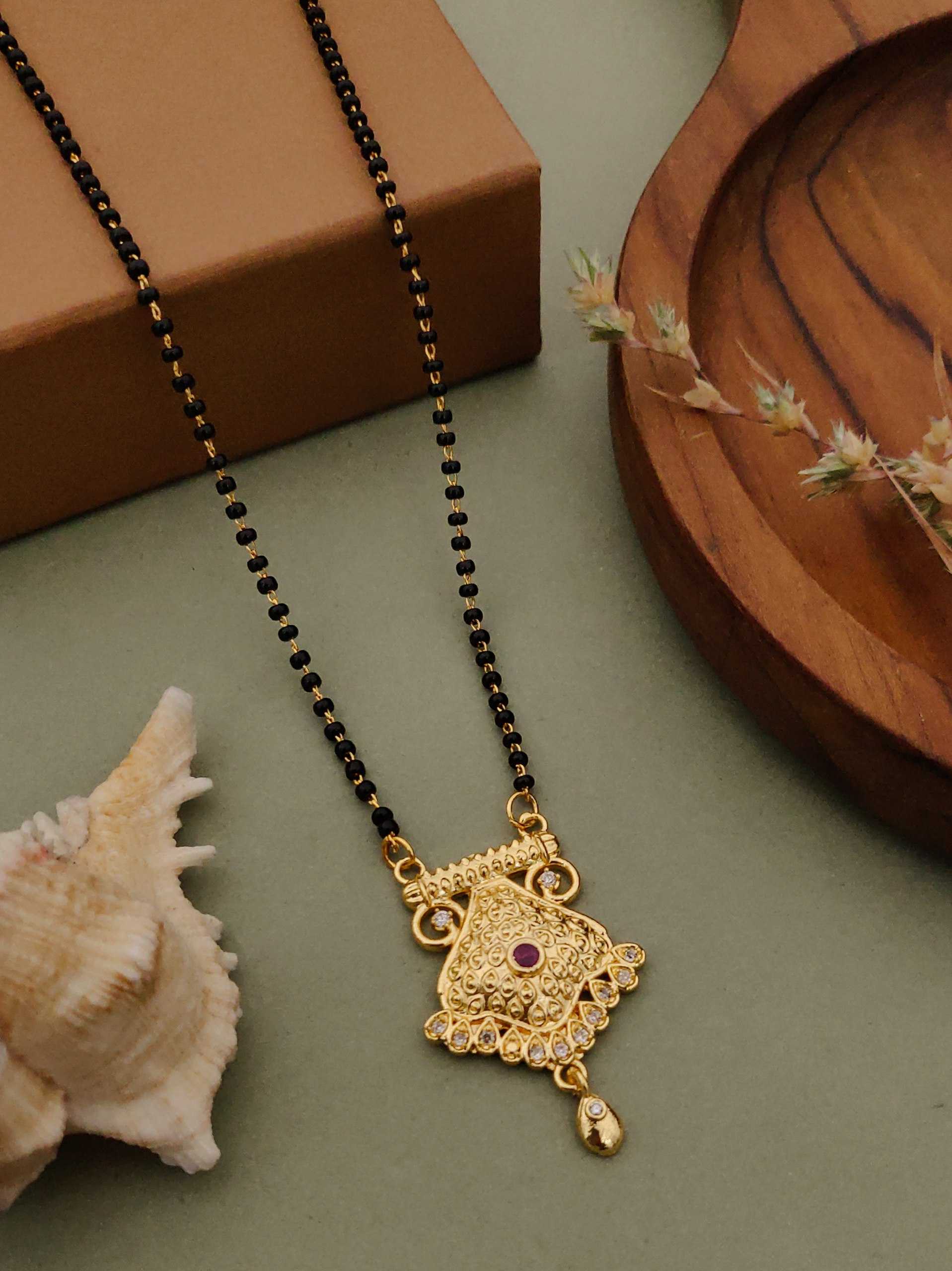 Ynf Brass KESH191 136 Womens Jewellery Festive Collections Wholesale Mangalsutras Traditional Jewelry Manufacturer - Jewellery Export