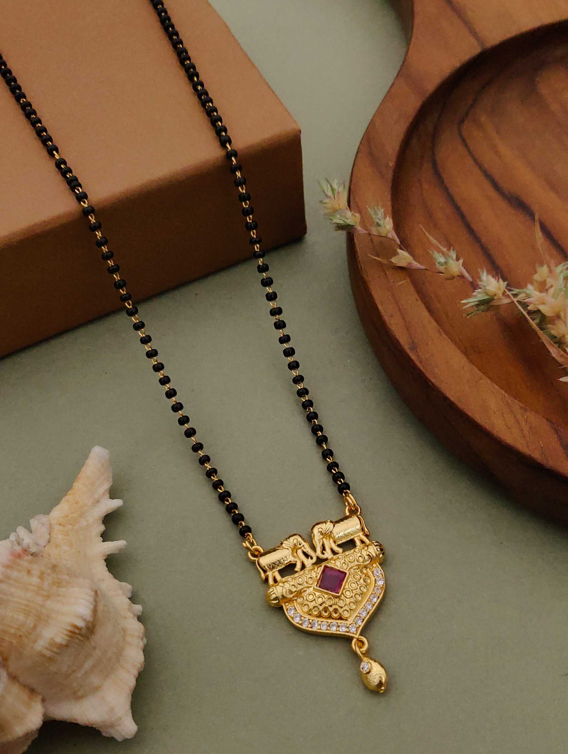 Ynf Brass KESH191 136 Womens Jewellery Festive Collections Wholesale Mangalsutras Traditional Jewelry Manufacturer - Jewellery Export