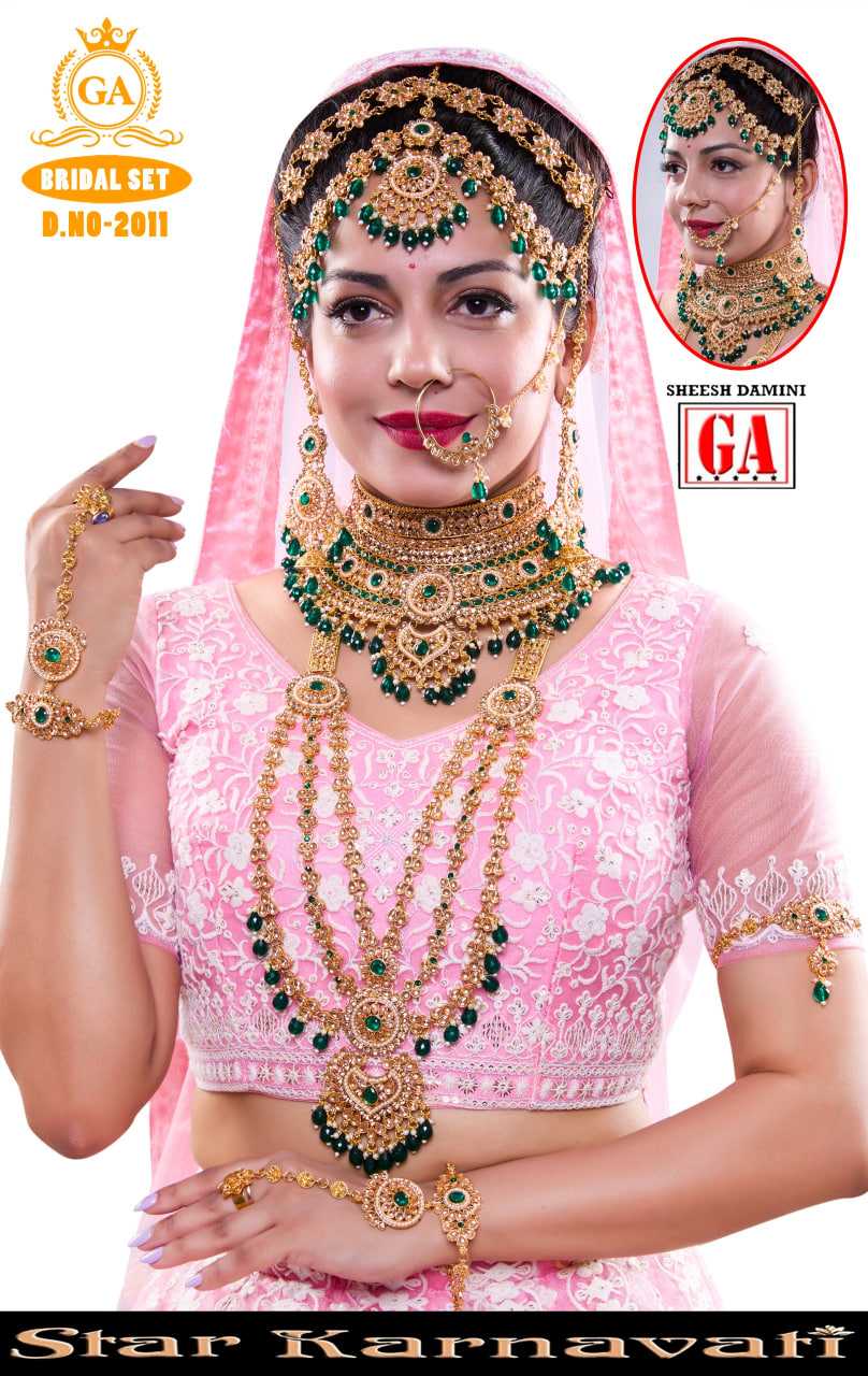 Ynf Brass KESH494 1 Womens Jewellery Wholesale Fancy Earrings Kundan Necklace Set Bridal Jewelry Sets Manufacturer - Jewellery Export