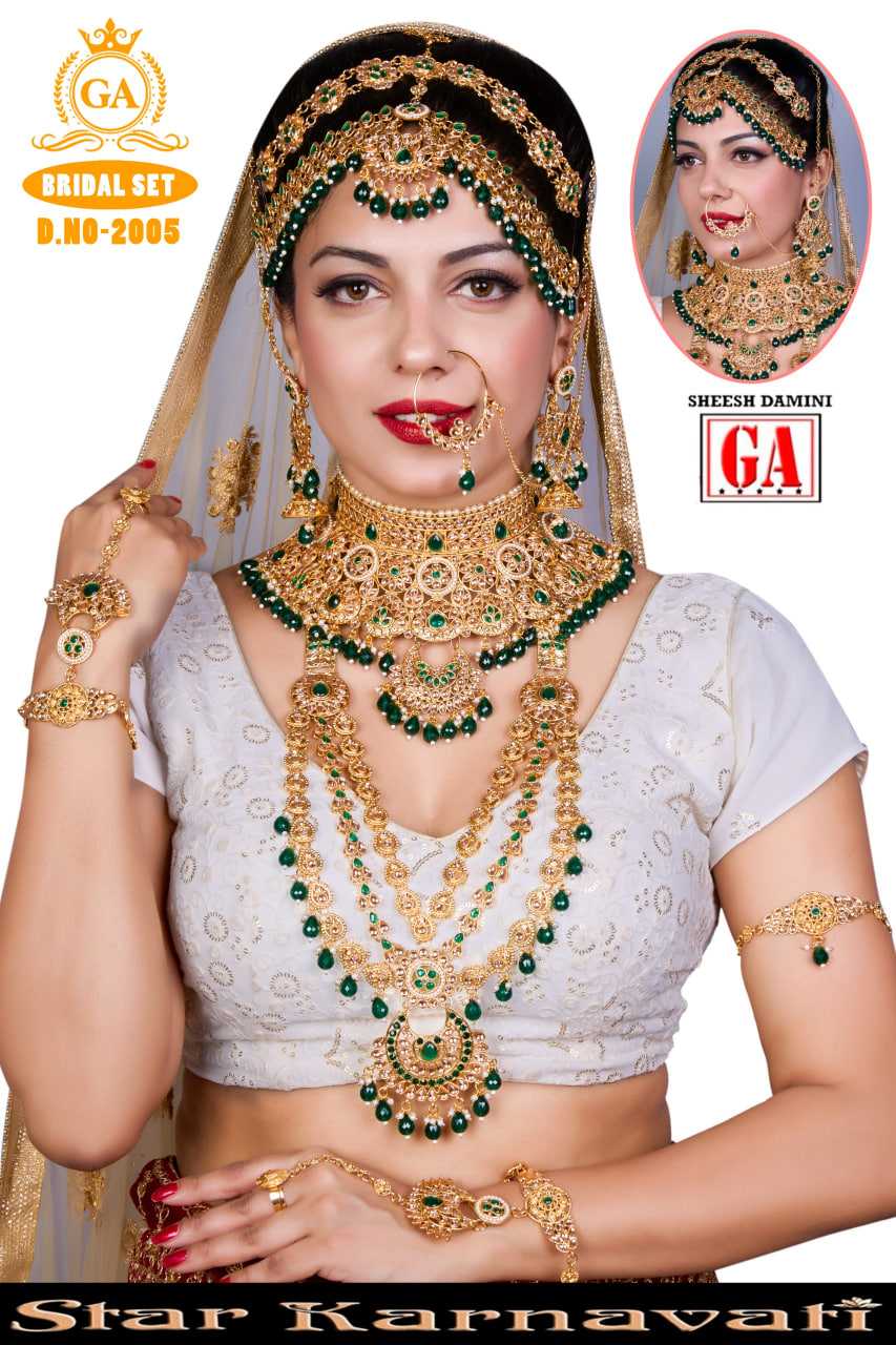 Ynf Brass KESH494 1 Womens Jewellery Wholesale Fancy Earrings Kundan Necklace Set Bridal Jewelry Sets Manufacturer - Jewellery Export