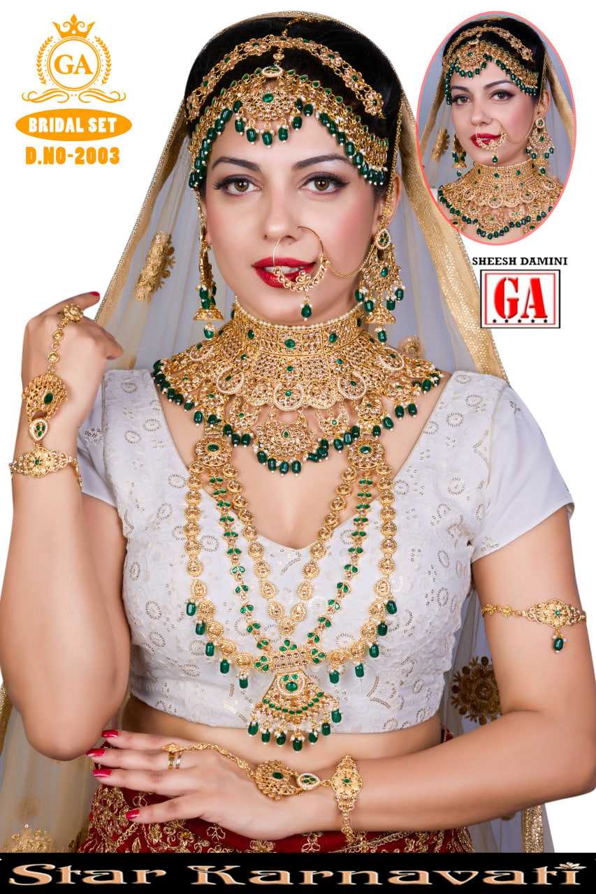 Ynf Brass KESH494 1 Womens Jewellery Wholesale Fancy Earrings Kundan Necklace Set Bridal Jewelry Sets Manufacturer - Jewellery Export