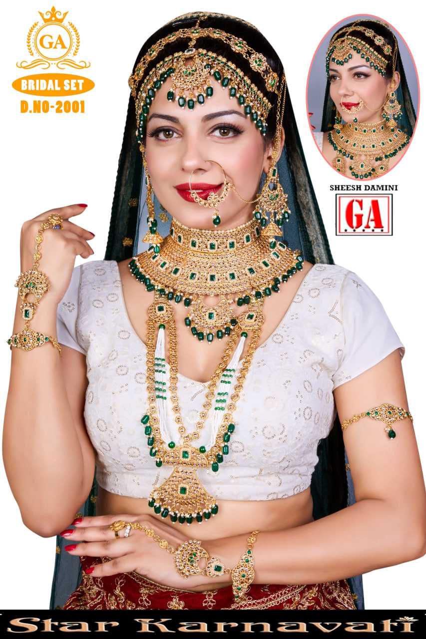 Ynf Brass KESH494 1 Womens Jewellery Wholesale Fancy Earrings Kundan Necklace Set Bridal Jewelry Sets Manufacturer - Jewellery Export