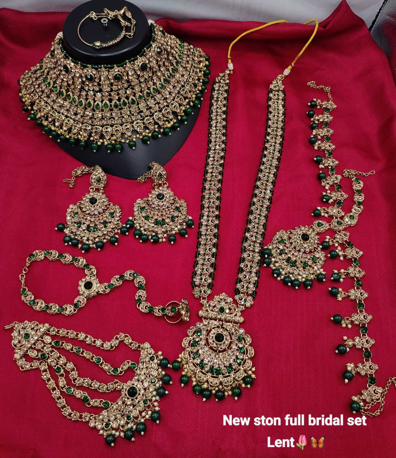 Ynf Brass KESH494 1 Womens Jewellery Wholesale Fancy Mala Necklaces Golden Necklace Set Bridal Jewelry Sets Manufacturer - Jewellery Export