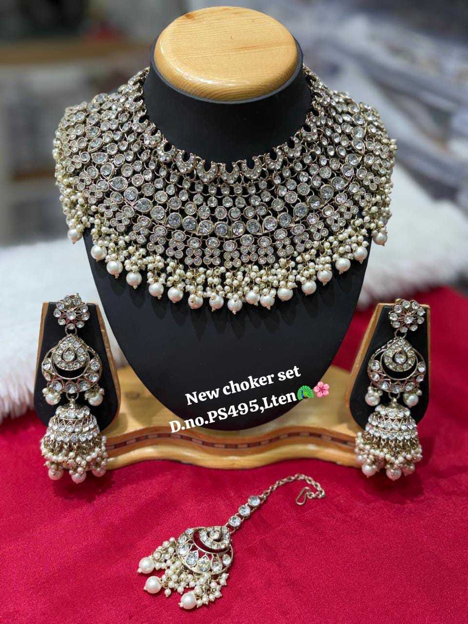 Ynf Brass KESH494 1 Womens Jewellery Wholesale Traditional Jewelry Stone Studded Jewelry Party Wear Jewelry Manufacturer - Jewellery Export