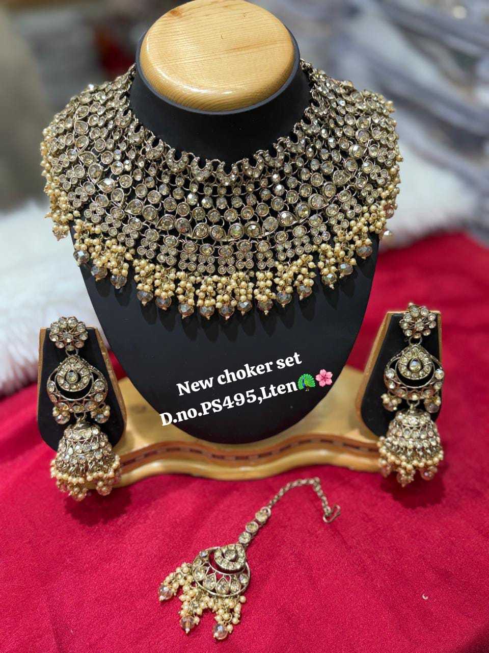 Ynf Brass KESH494 1 Womens Jewellery Wholesale Traditional Jewelry Stone Studded Jewelry Party Wear Jewelry Manufacturer - Jewellery Export