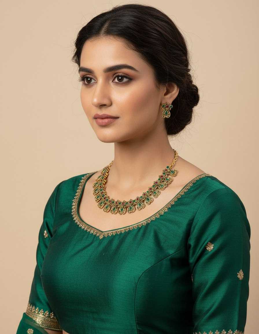 Ynf Fancy KESH191 NECKLACE SET Womens Jewellery Wholesale Necklaces Set Party Wear Jewelry South Indian Jewelry Manufacturer - Jewellery Export