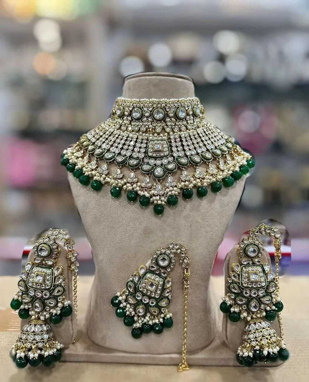 Ynf Fancy KESH494 1 Womens Jewellery Wholesale Necklaces Set Artificial Necklace Sets Bridal Jewelry Sets Manufacturer - Jewellery Export