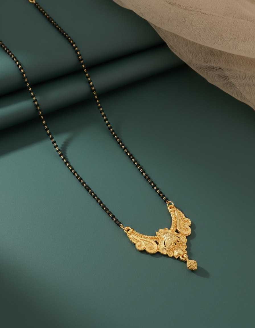 Ynf Brass KESH191 1 Womens Jewellery Wholesale Fancy Mala Necklaces Mangalsutras Golden Necklace Set Manufacturer - Jewellery Export