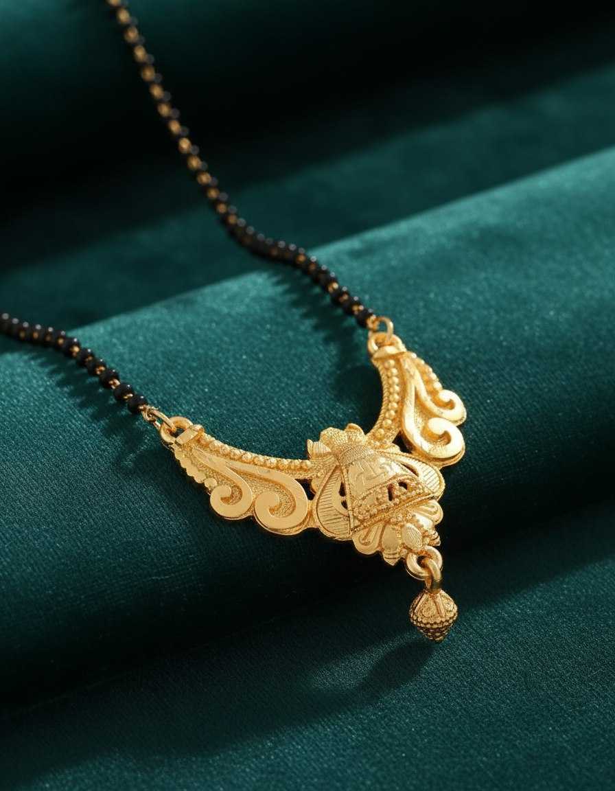 Ynf Brass KESH191 1 Womens Jewellery Wholesale Fancy Mala Necklaces Mangalsutras Golden Necklace Set Manufacturer - Jewellery Export