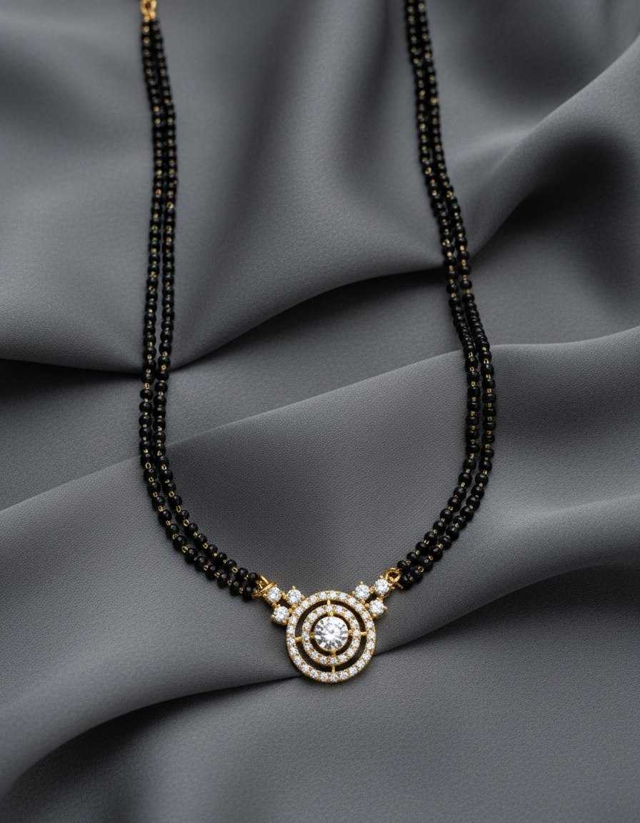 Ynf Brass KESH191 1 Womens Jewellery Wholesale Mangalsutras Chain Pendant Set Fashion Pendant Manufacturer - Jewellery Export