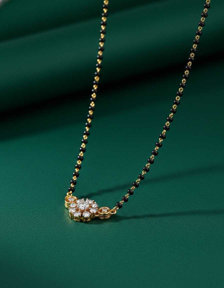 Ynf Brass KESH191 DHOOM Womens Jewellery Wholesale Mangalsutras Chain Pendant Set Designer Artificial Jewelry Manufacturer - Jewellery Export