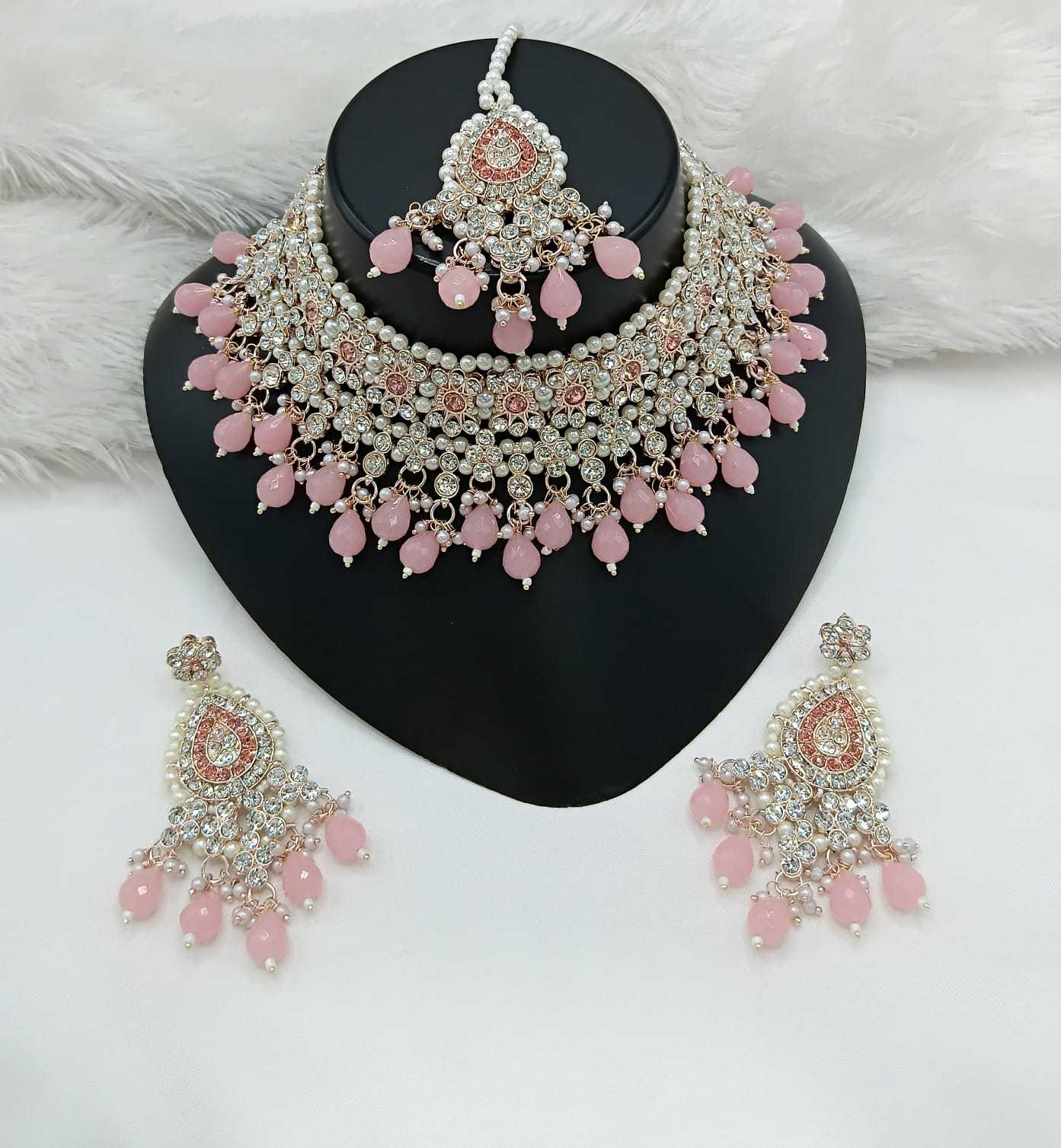 Ynf Brass KESH494 1 Womens Jewellery Wholesale Bridal Jewelry Sets Traditional Jewelry Gold Plated Jewelry Manufacturer - Jewellery Export