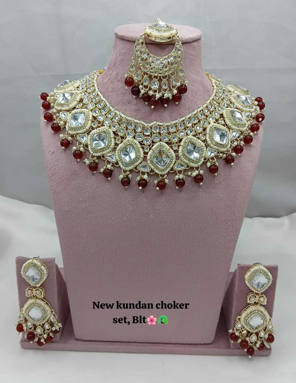 Ynf Brass KESH494 1 Womens Jewellery Wholesale Bridal Jewelry Sets Traditional Jewelry Jhumka Earrings Manufacturer - Jewellery Export