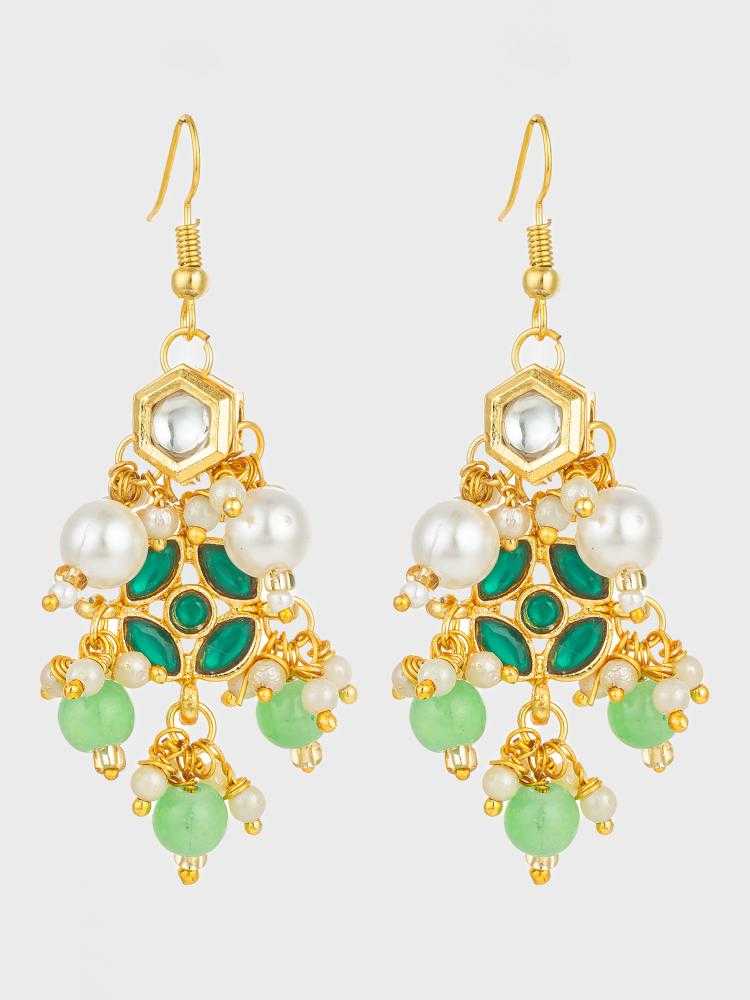 Ynf Alloy KESH105 ER4016 Womens Jewellery Wholesale Fancy Earrings AD Diamond Earring Oxidized Earrings Manufacturer - Jewellery Export