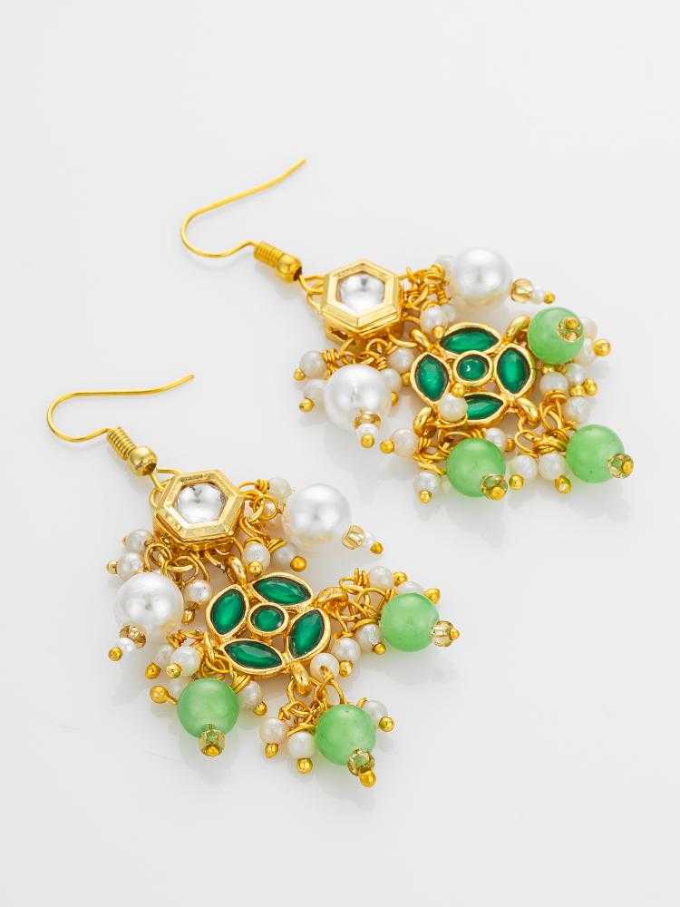 Ynf Alloy KESH105 ER4016 Womens Jewellery Wholesale Fancy Earrings AD Diamond Earring Oxidized Earrings Manufacturer - Jewellery Export