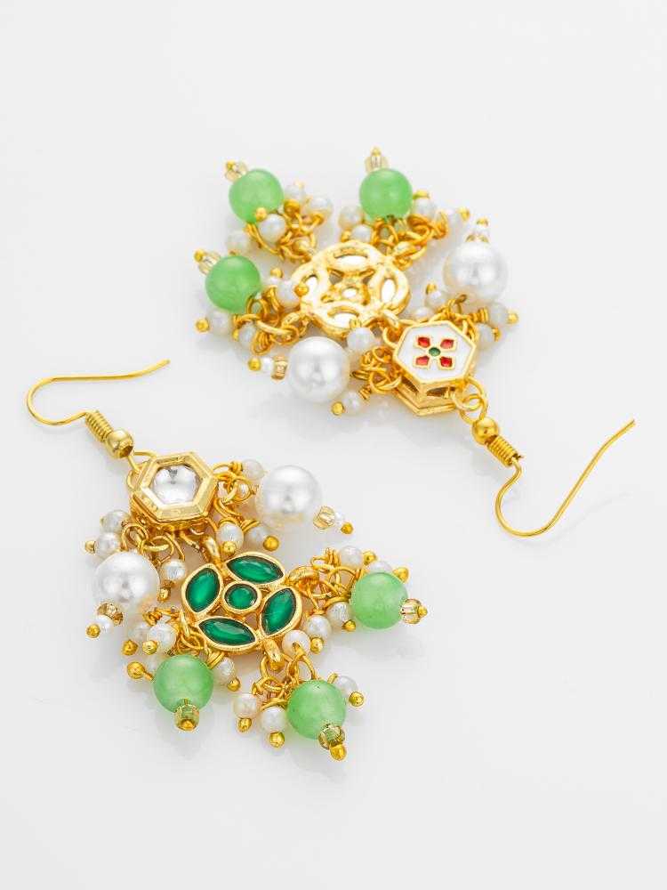 Ynf Alloy KESH105 ER4016 Womens Jewellery Wholesale Fancy Earrings AD Diamond Earring Oxidized Earrings Manufacturer - Jewellery Export