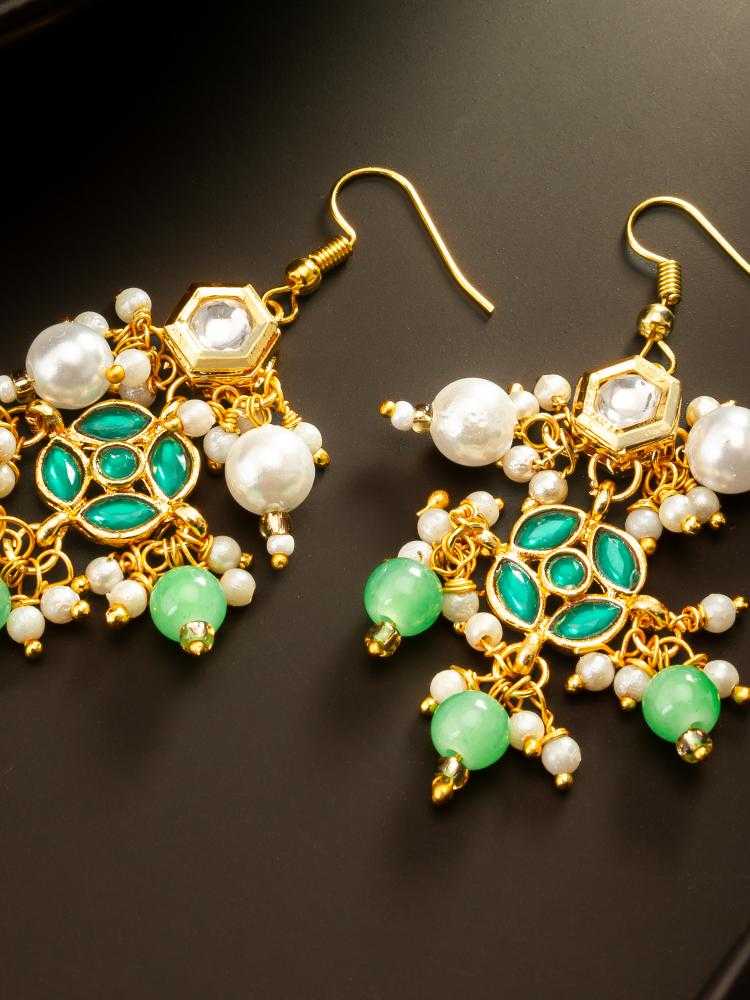 Ynf Alloy KESH105 ER4016 Womens Jewellery Wholesale Fancy Earrings AD Diamond Earring Oxidized Earrings Manufacturer - Jewellery Export
