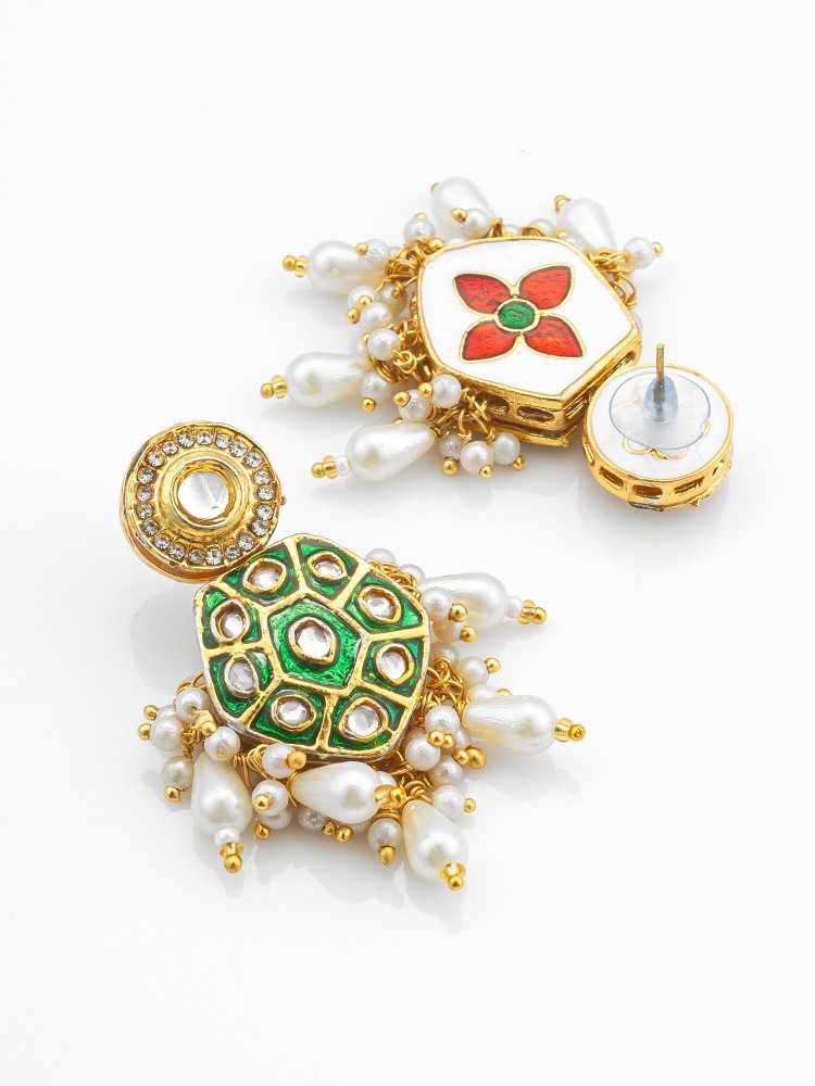 Ynf Alloy KESH105 ER4146 Womens Jewellery Wholesale Jhumka Earrings Artificial Jhumkas Manufacturer - Jewellery Export