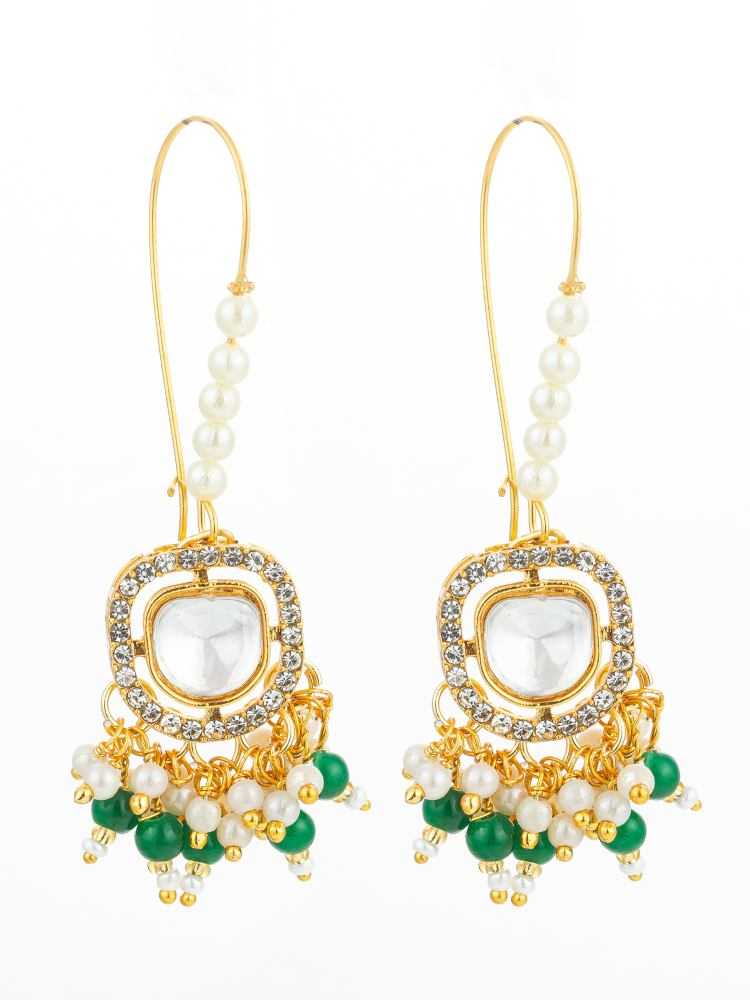 Ynf Alloy KESH105 ER4152 Womens Jewellery Wholesale Fancy Earrings AD Diamond Earring Oxidized Earrings Manufacturer - Jewellery Export