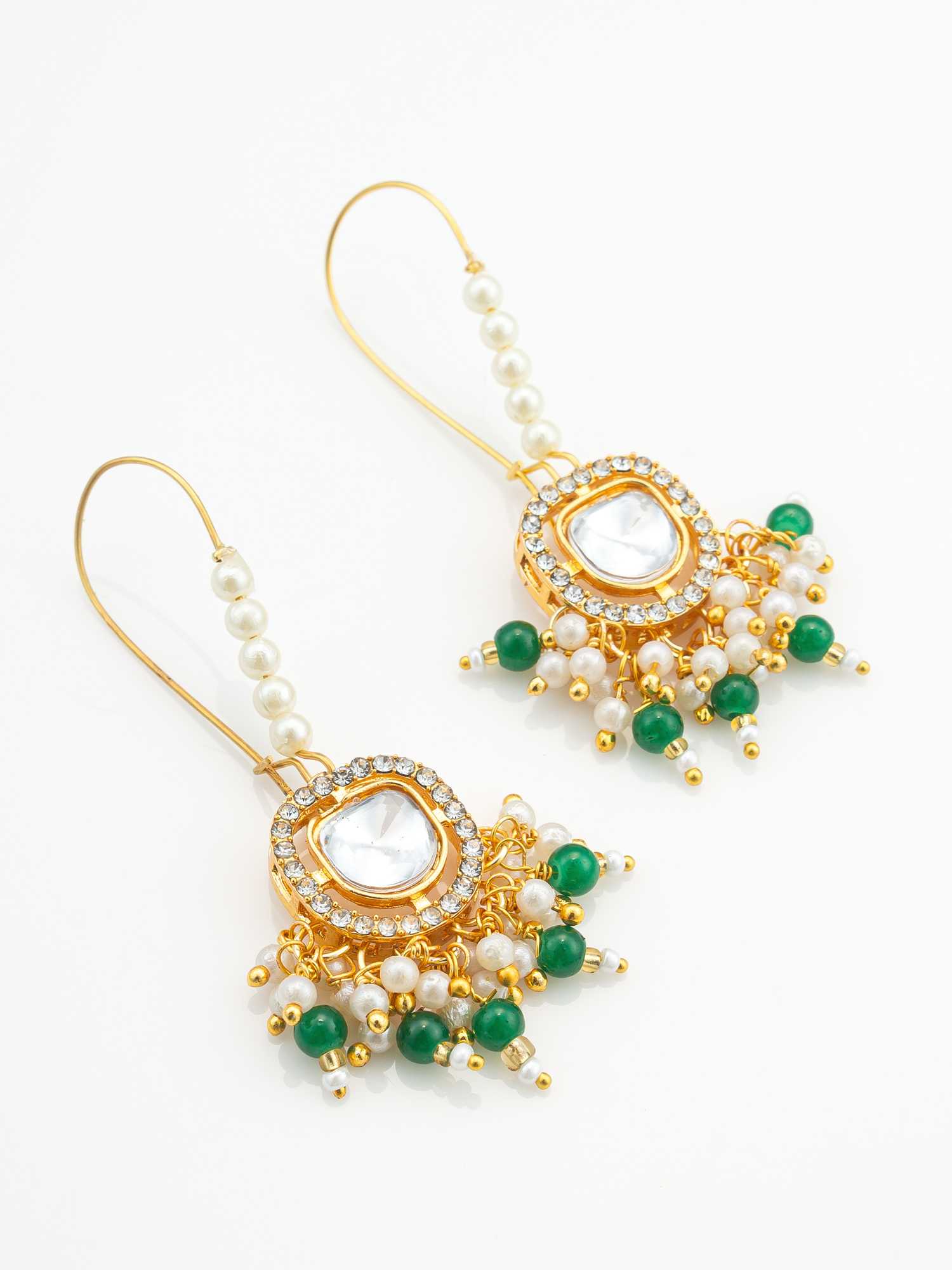 Ynf Alloy KESH105 ER4152 Womens Jewellery Wholesale Fancy Earrings AD Diamond Earring Oxidized Earrings Manufacturer - Jewellery Export