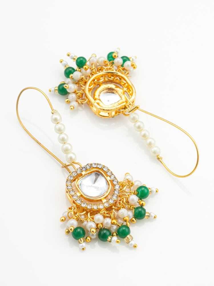 Ynf Alloy KESH105 ER4152 Womens Jewellery Wholesale Fancy Earrings AD Diamond Earring Oxidized Earrings Manufacturer - Jewellery Export