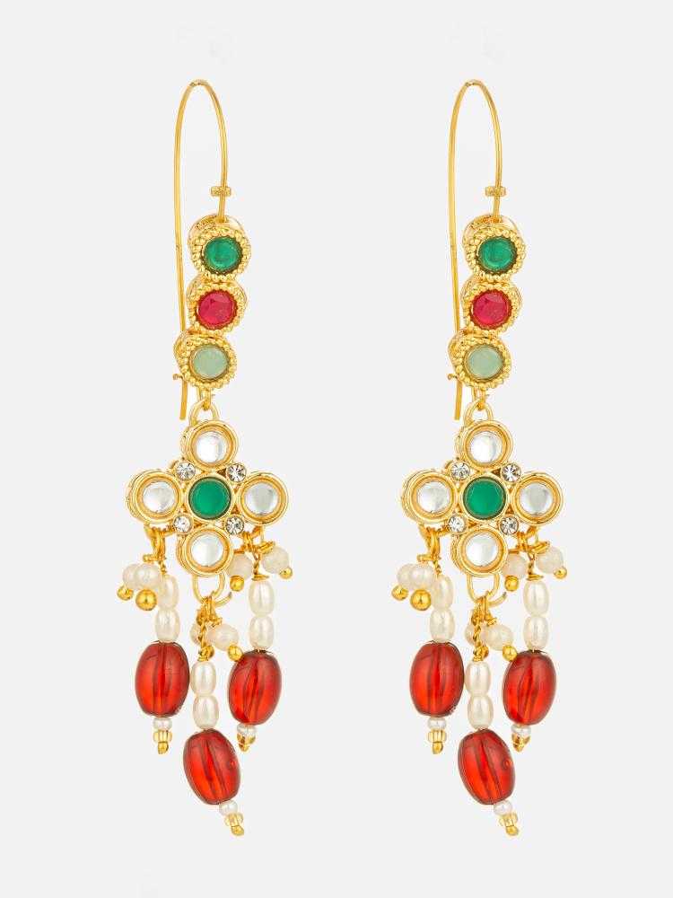 Ynf Alloy KESH105 ER4154 Womens Jewellery Wholesale Fancy Earrings AD Diamond Earring Oxidized Earrings Manufacturer - Jewellery Export