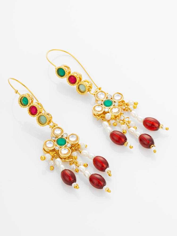 Ynf Alloy KESH105 ER4154 Womens Jewellery Wholesale Fancy Earrings AD Diamond Earring Oxidized Earrings Manufacturer - Jewellery Export