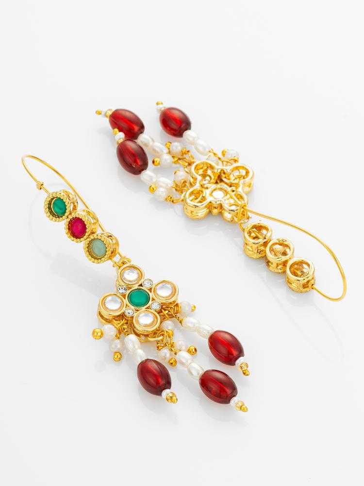 Ynf Alloy KESH105 ER4154 Womens Jewellery Wholesale Fancy Earrings AD Diamond Earring Oxidized Earrings Manufacturer - Jewellery Export