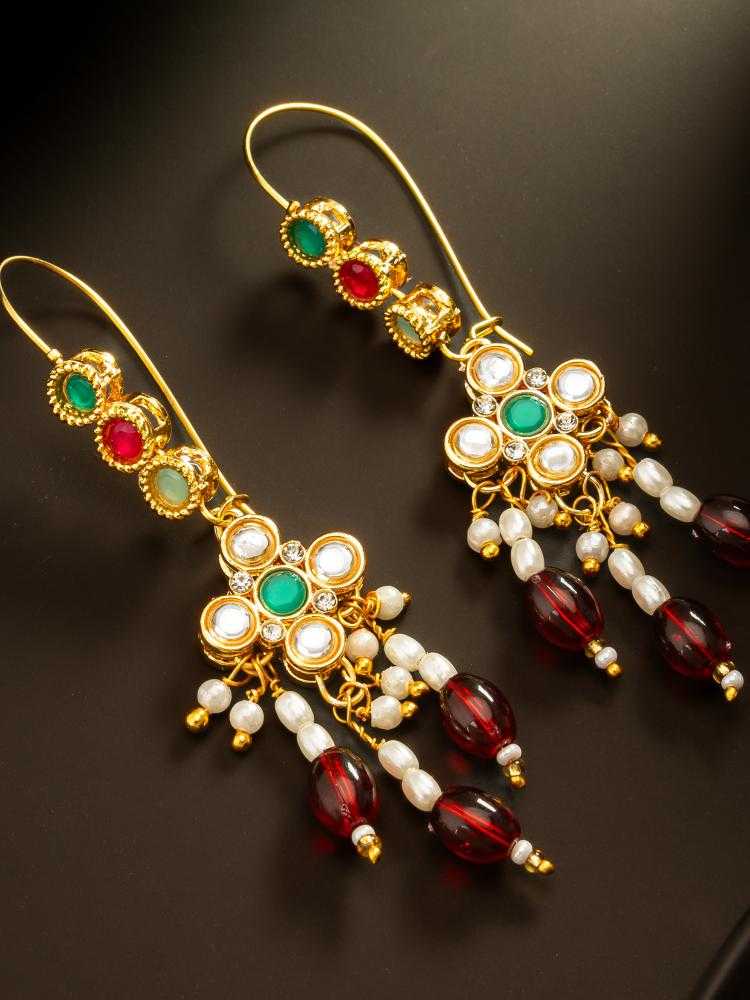 Ynf Alloy KESH105 ER4154 Womens Jewellery Wholesale Fancy Earrings AD Diamond Earring Oxidized Earrings Manufacturer - Jewellery Export