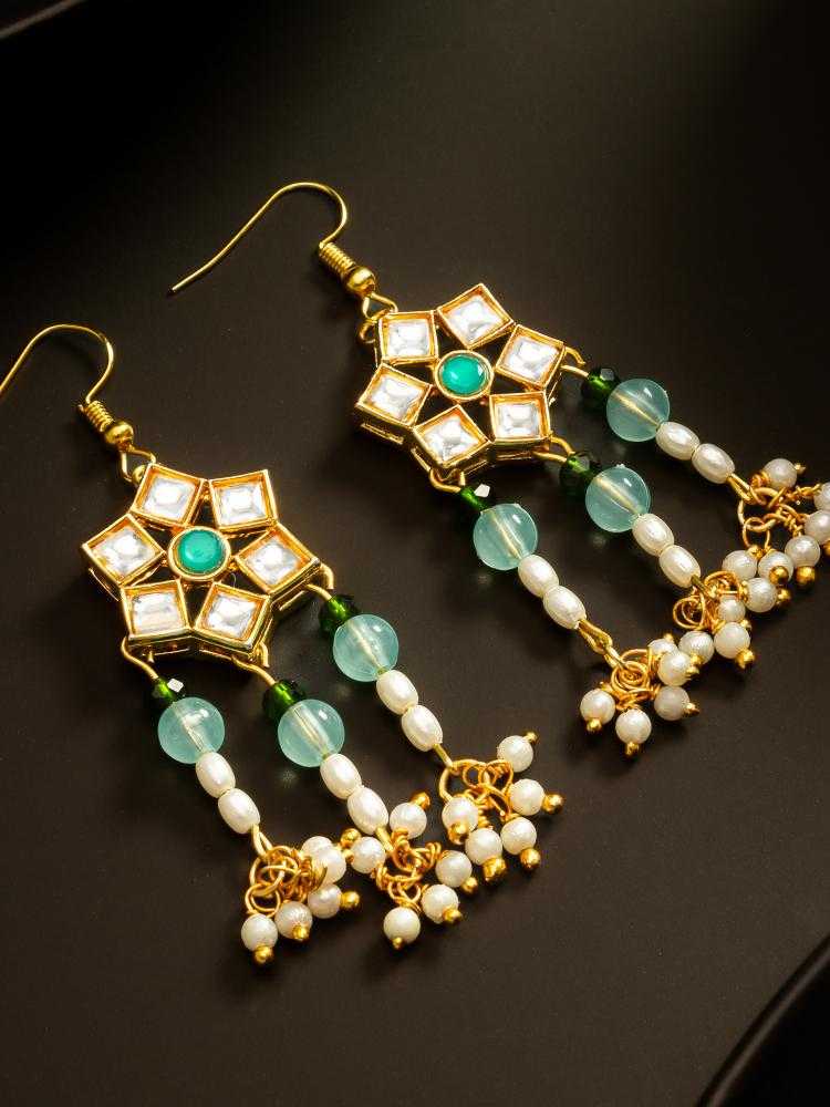 Ynf Alloy KESH105 ER4155 Womens Jewellery Wholesale Fancy Earrings AD Diamond Earring Oxidized Earrings Manufacturer - Jewellery Export