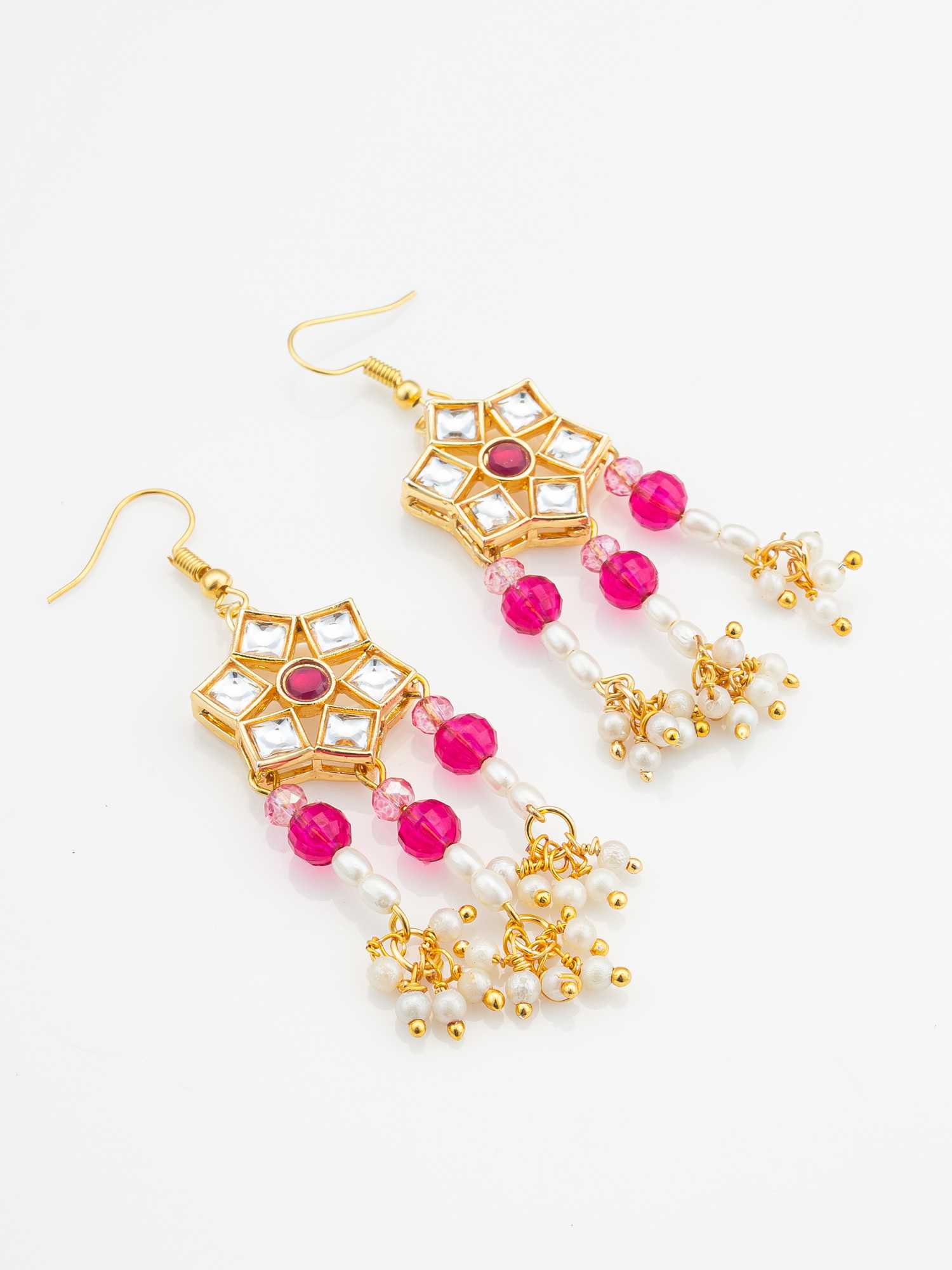 Ynf Alloy KESH105 ER4158 Womens Jewellery Wholesale Fancy Earrings AD Diamond Earring Oxidized Earrings Manufacturer - Jewellery Export