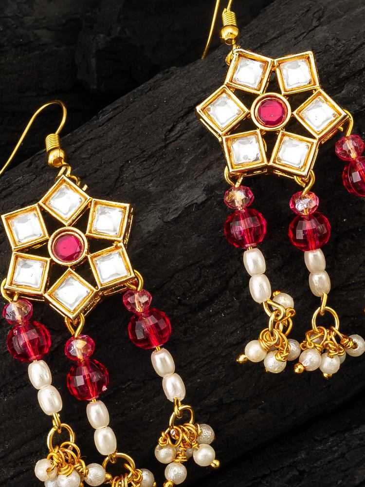 Ynf Alloy KESH105 ER4158 Womens Jewellery Wholesale Fancy Earrings AD Diamond Earring Oxidized Earrings Manufacturer - Jewellery Export