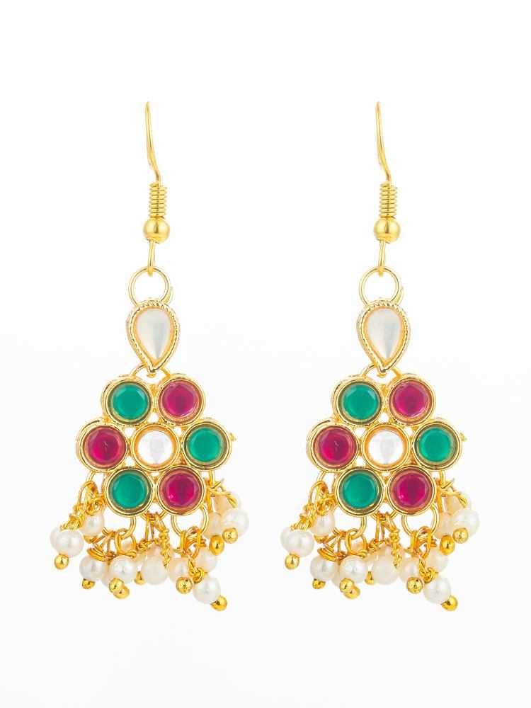 Ynf Alloy KESH105 ER4159 Womens Jewellery Wholesale Fancy Earrings AD Diamond Earring Oxidized Earrings Manufacturer - Jewellery Export