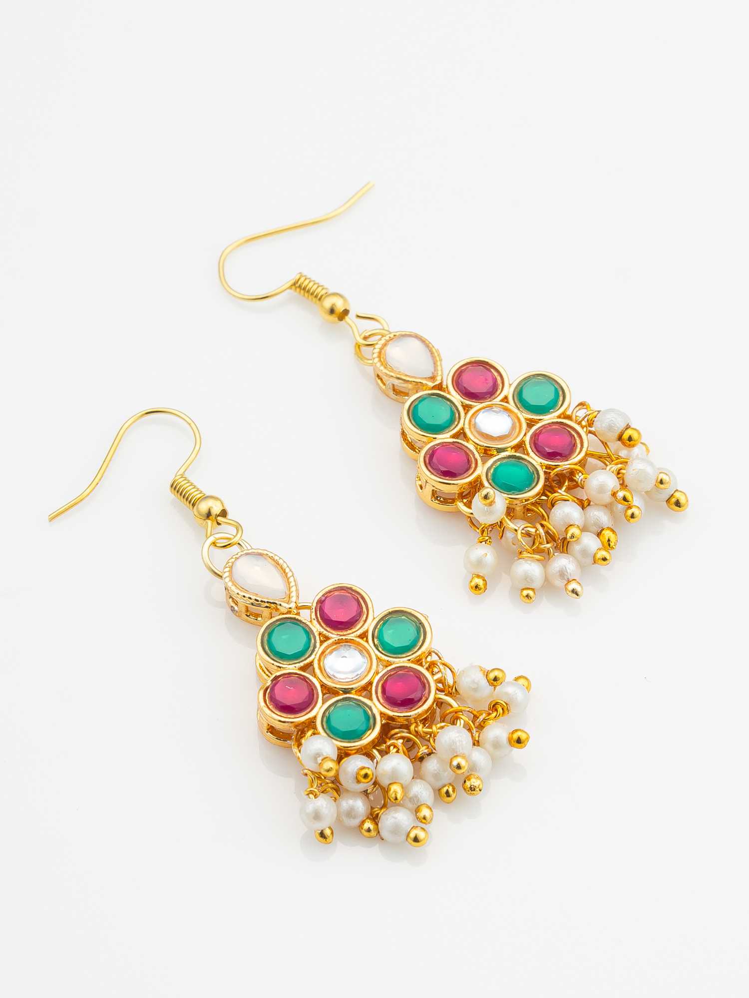 Ynf Alloy KESH105 ER4159 Womens Jewellery Wholesale Fancy Earrings AD Diamond Earring Oxidized Earrings Manufacturer - Jewellery Export