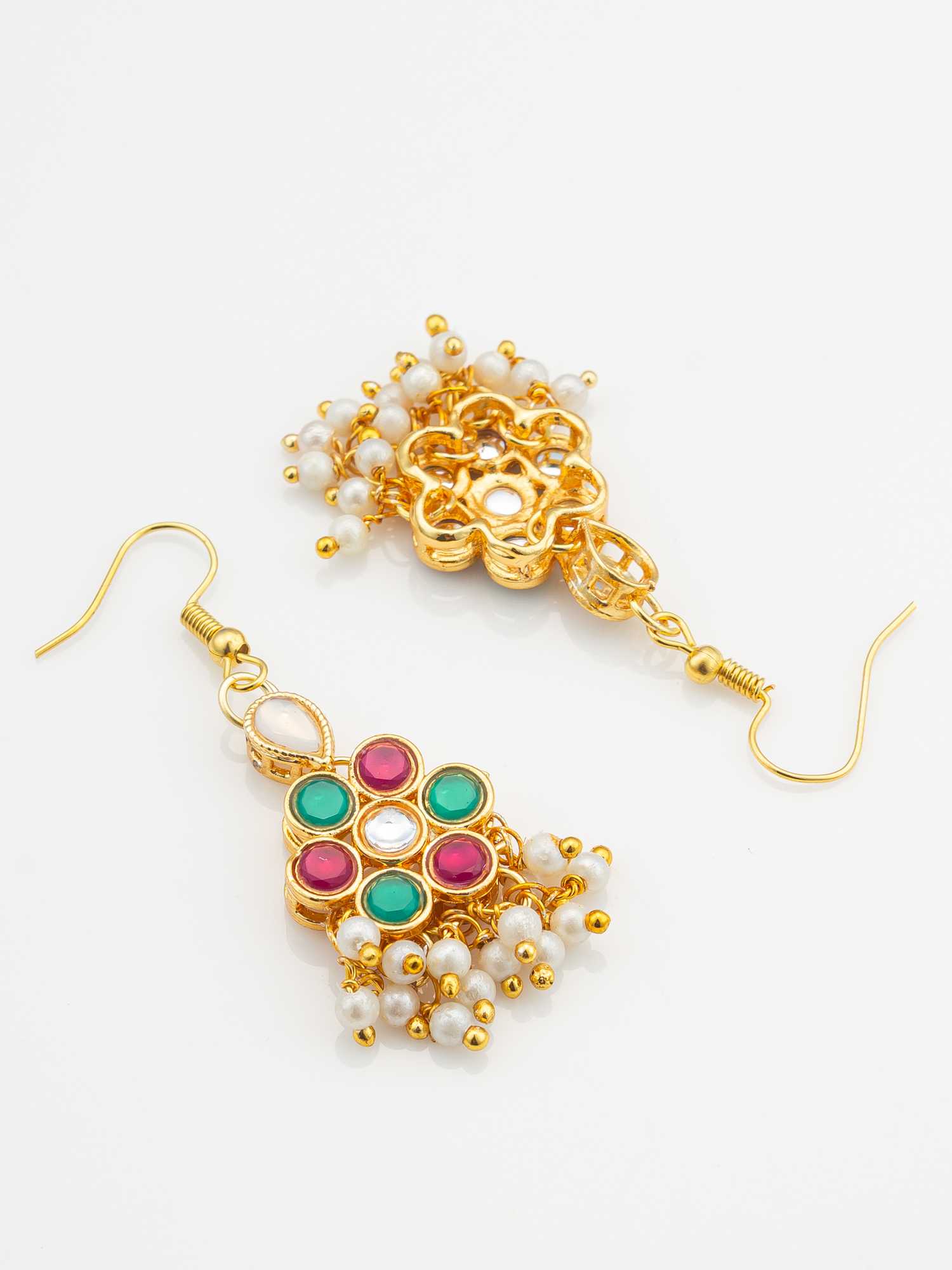 Ynf Alloy KESH105 ER4159 Womens Jewellery Wholesale Fancy Earrings AD Diamond Earring Oxidized Earrings Manufacturer - Jewellery Export