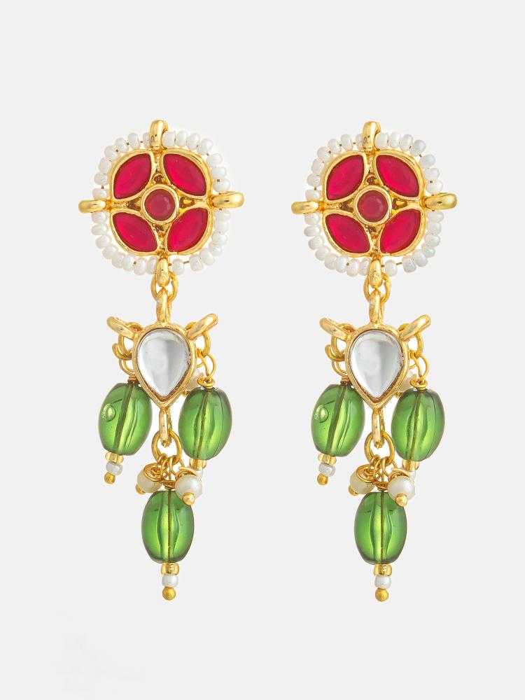 Ynf Alloy KESH105 ER4162 Womens Jewellery Wholesale Fancy Earrings AD Diamond Earring Oxidized Earrings Manufacturer - Jewellery Export