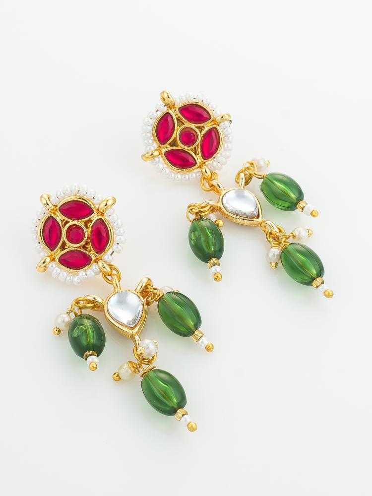 Ynf Alloy KESH105 ER4162 Womens Jewellery Wholesale Fancy Earrings AD Diamond Earring Oxidized Earrings Manufacturer - Jewellery Export
