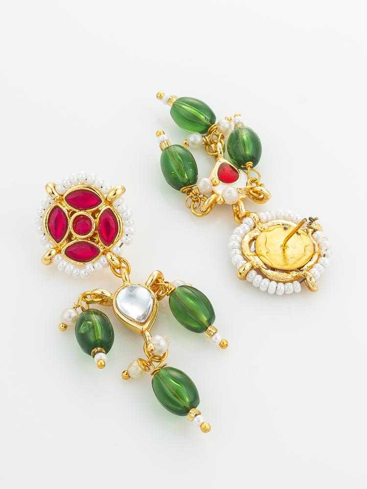 Ynf Alloy KESH105 ER4162 Womens Jewellery Wholesale Fancy Earrings AD Diamond Earring Oxidized Earrings Manufacturer - Jewellery Export